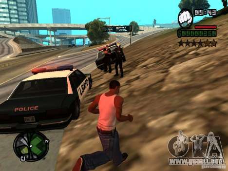 HUD y font v1.0 para GTA San Andreas