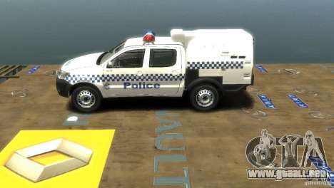 Toyota Hilux Australian Police ELS para GTA 4