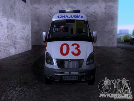 Ambulancia gacela 2705 para GTA San Andreas