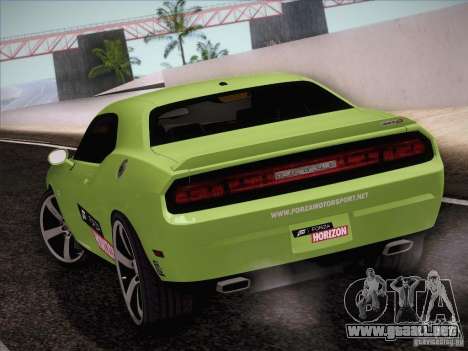 Dodge Challenger SRT8 2010 para GTA San Andreas