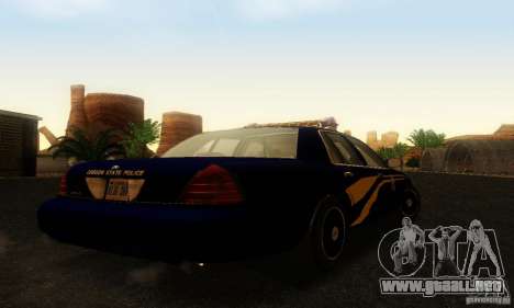 Ford Crown Victoria Orgeon Police para GTA San Andreas