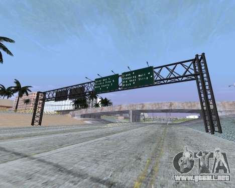 Carretera signos v1.2 para GTA San Andreas