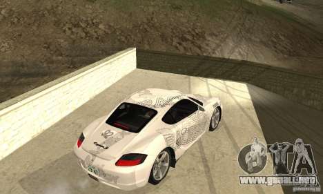 Porsche Cayman S para GTA San Andreas