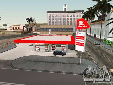 La gasolinera Lukoil para GTA San Andreas