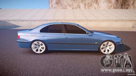BMW 530I E39 e63 white wheels para GTA 4
