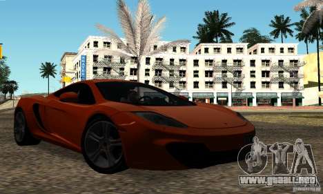 McLaren MP4-12C para GTA San Andreas