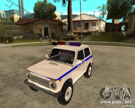 VAZ 2121 policía para GTA San Andreas
