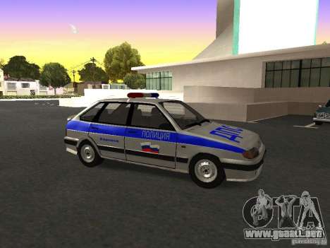 ВАЗ 2114 policía para GTA San Andreas