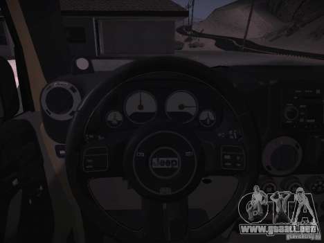 Jeep Wrangler Rubicon Unlimited 2012 para GTA San Andreas