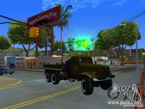 Camión KrAZ desfile para GTA San Andreas
