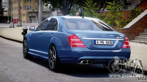 Mercedes-Benz S63 AMG [Final] para GTA 4