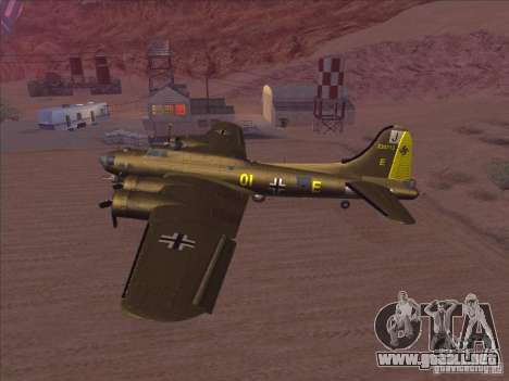 B-17G Flying Fortress para GTA San Andreas