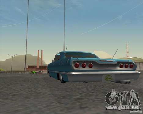 Chevrolet Impala 1963 lowrider para GTA San Andreas