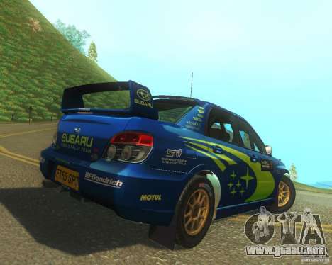 Subaru Impreza WRX STI DIRT 2 para GTA San Andreas