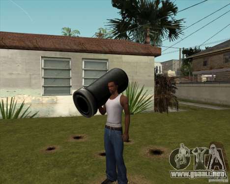 Cañón de Serious Sam para GTA San Andreas