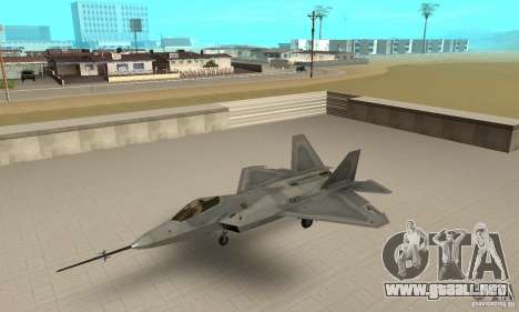 YF-22 Grey para GTA San Andreas