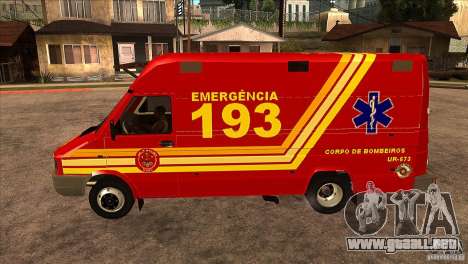 Iveco Daily UR Bombeiros SP para GTA San Andreas