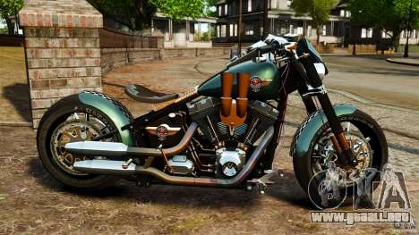 Harley Davidson Fat Boy Lo Racing Bobber para GTA 4