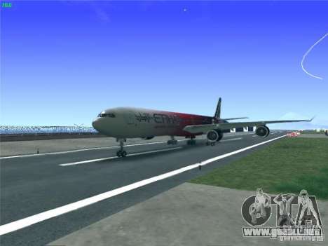 Airbus A340-600 Etihad Airways F1 Livrey para GTA San Andreas