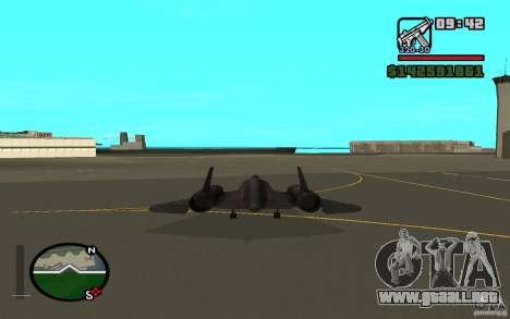 SR-71 Blackbird para GTA San Andreas