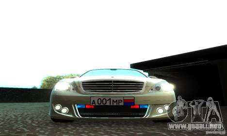 Mercedes-Benz S500 W221 Brabus para GTA San Andreas