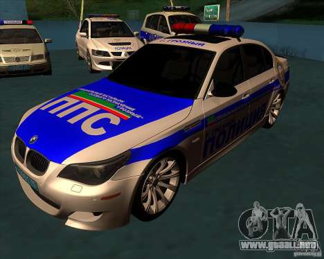 BMW M5 E60 policía para GTA San Andreas