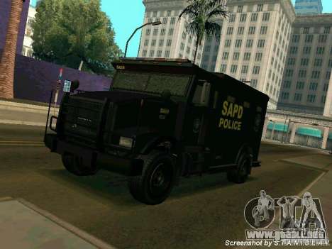 Stokade SAPD SWAT Van para GTA San Andreas