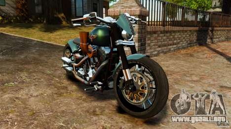 Harley Davidson Fat Boy Lo Racing Bobber para GTA 4