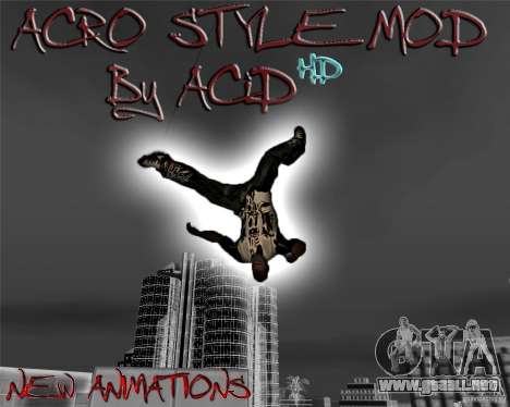 ACRO Style mod by ACID para GTA San Andreas