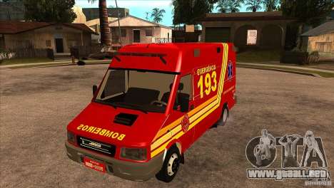 Iveco Daily UR Bombeiros SP para GTA San Andreas