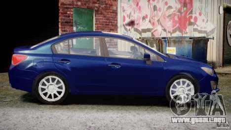 Subaru Impreza Sedan 2012 para GTA 4