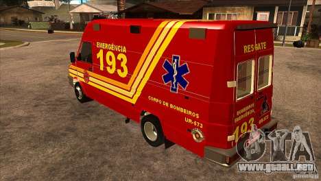 Iveco Daily UR Bombeiros SP para GTA San Andreas