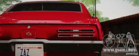 Pontiac Firebird 400 (2337) 1968 para GTA San Andreas