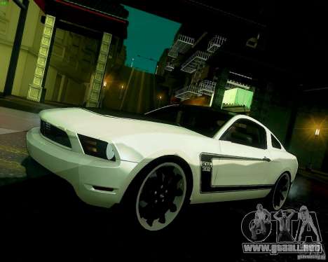 Ford Mustang Boss 302 2011 para GTA San Andreas