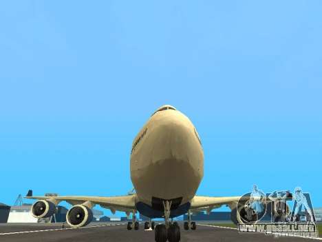 Boeing 747-400 Delta Airlines para GTA San Andreas