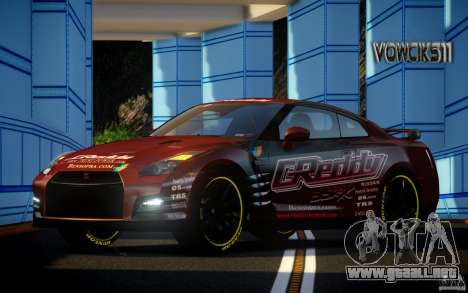Nissan GT-R Black Edition GReddy para GTA 4