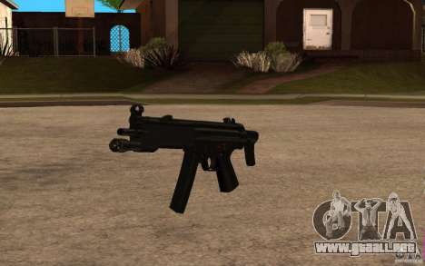 Nuevo MP5 con linterna para GTA San Andreas
