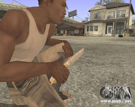 Cuchillo HD para GTA San Andreas