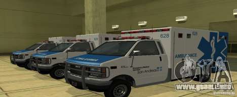 Ambulancia de GTA 4 para GTA San Andreas