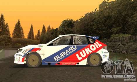 Subaru Impreza WRX STi Russia Rally para GTA San Andreas