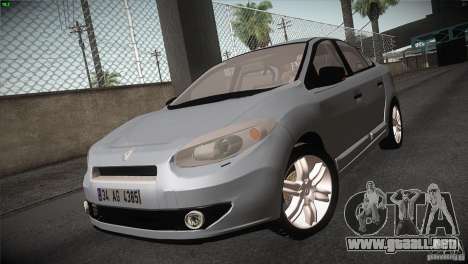 Renault Fluence para GTA San Andreas