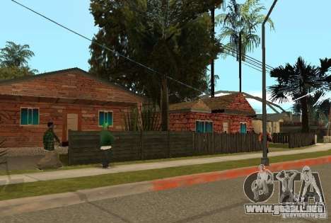 Nuevas texturas de casas en la calle Grove para GTA San Andreas