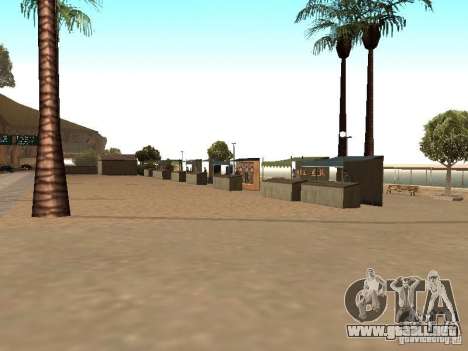 Mercado en la playa para GTA San Andreas