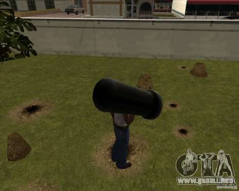 Cañón de Serious Sam para GTA San Andreas