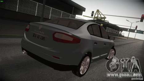 Renault Fluence para GTA San Andreas