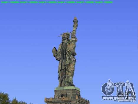 Estatua de la libertad de 2013 para GTA San Andreas