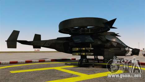 Un helicóptero de combate AT-99 Scorpion para GTA 4