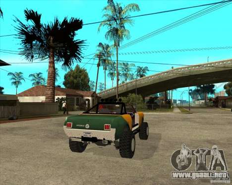 Ford Mustang Sandroadster para GTA San Andreas