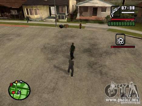 Recarga HP y armaduras segundo jugador v1.0 para GTA San Andreas