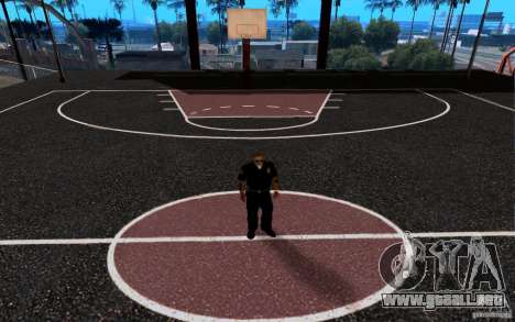 La nueva cancha de baloncesto para GTA San Andreas